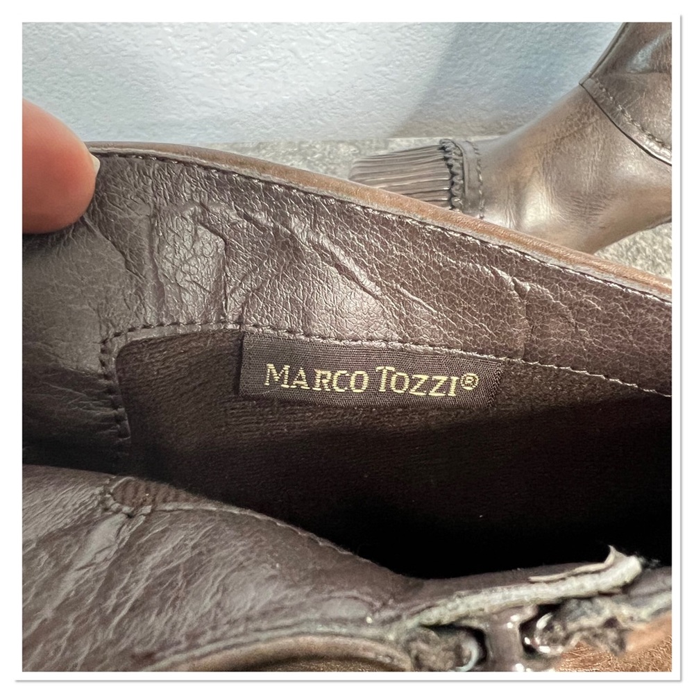 Marci Tozzi Women’s Leather Booties Sz EU37 - US 6 1/2 - Picture 11 of 11